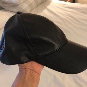 Leather cap